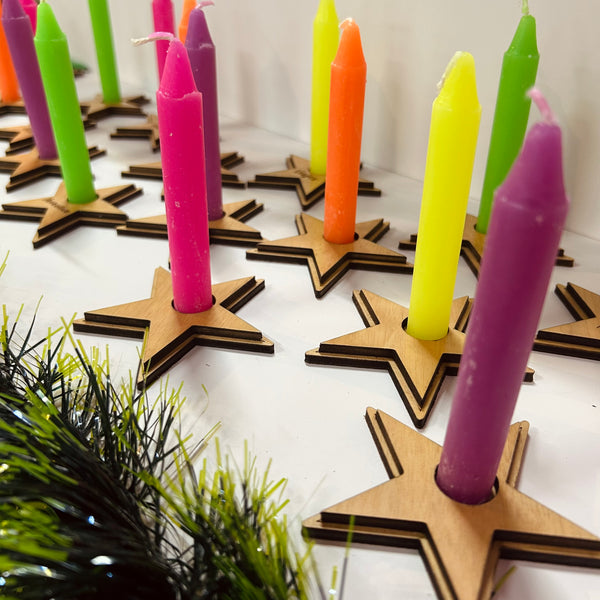 Porta velas estrella x1
